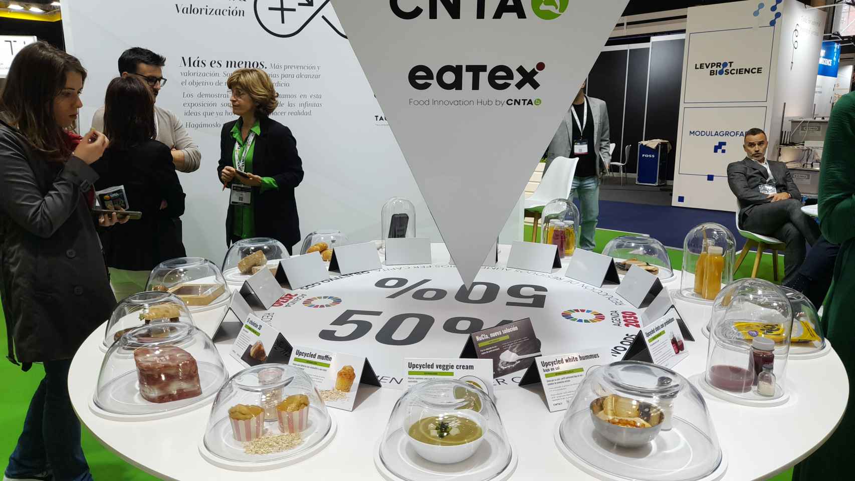 Muestra de las innovaciones impulsadas desde el CNTA con startups del sector 'foodtech'.