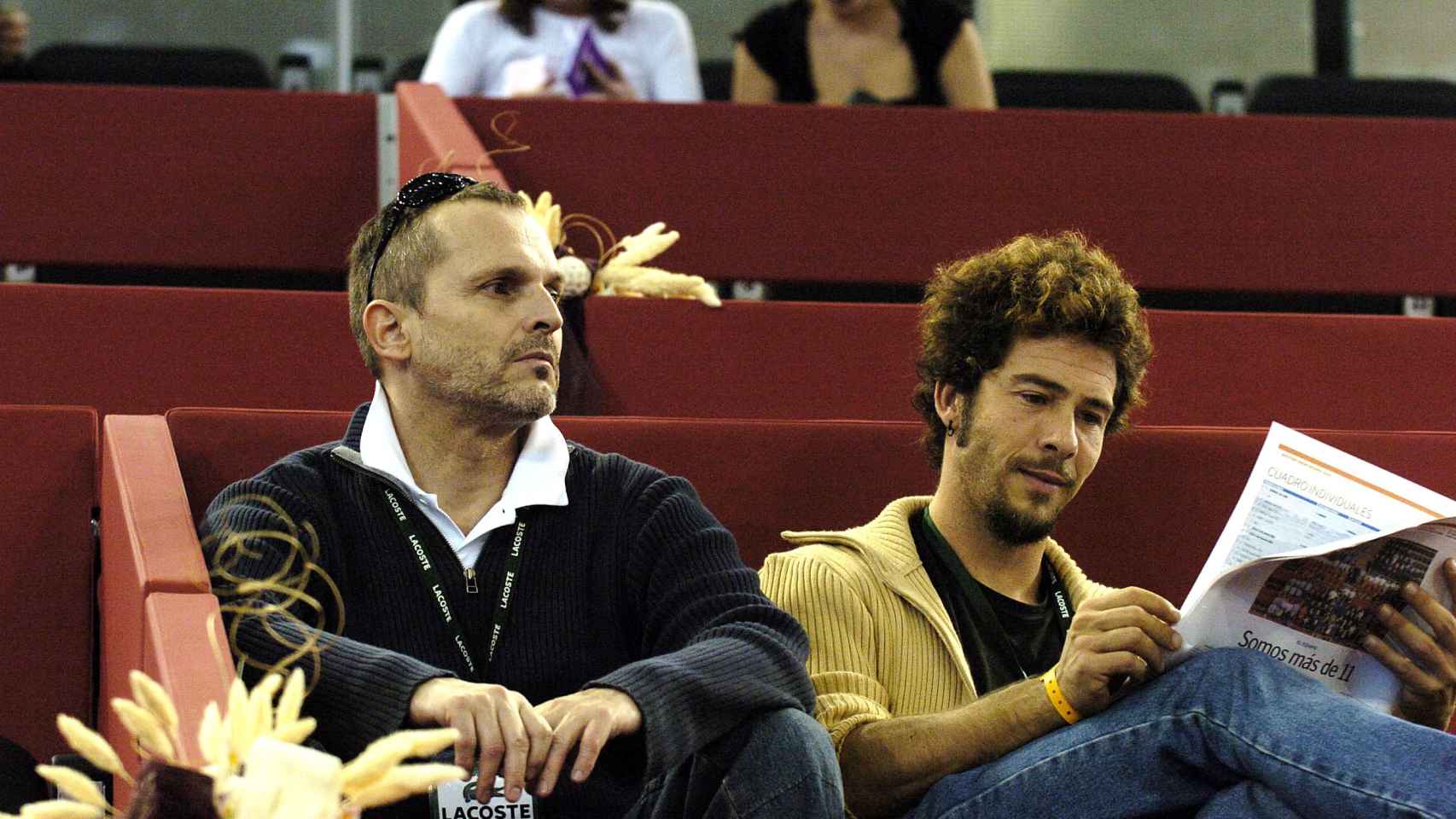 Nacho Palau y Miguel Bosé, en una imagen de archivo.