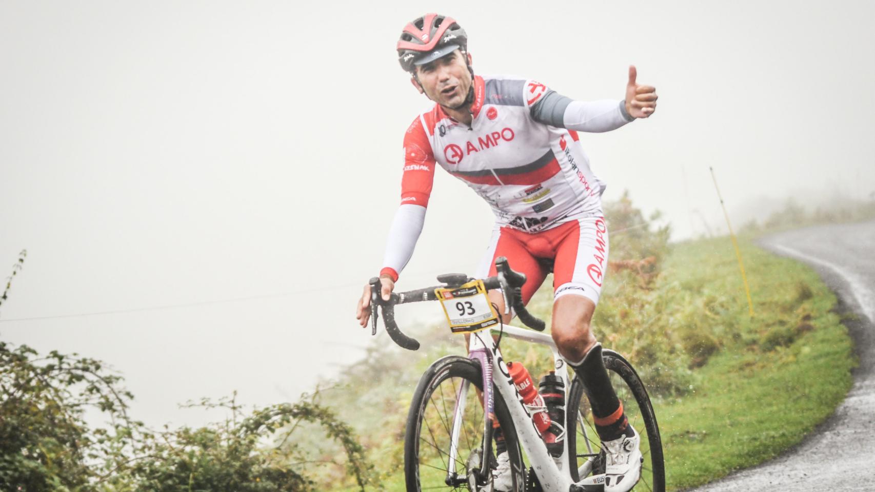 El ciclista Guillermo Prieto en una competición