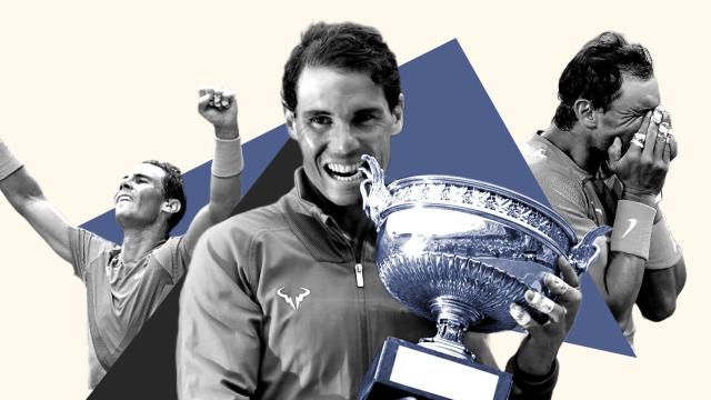 Rafael Nadal, en un fotomontaje