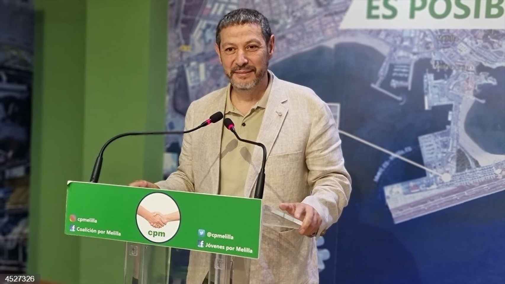 Mustafa Aberchán, presidente de Coalición por Melilla e inhabilitado por lo ocurrido en 2008.