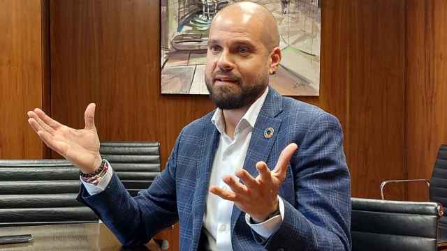 Iván Puentes, candidato del PSOE a la alcaldía dePontevedra.