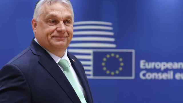 El primer ministro húngaro, Viktor Orbán, durante un Consejo Europeo