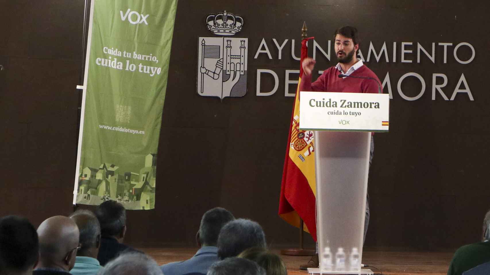El vicepresidente autonómico y líder de Vox en Castilla y León, Juan García-Gallardo.