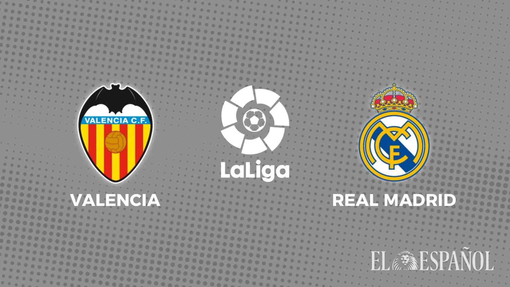 El cartel del Valencia - Real Madrid.