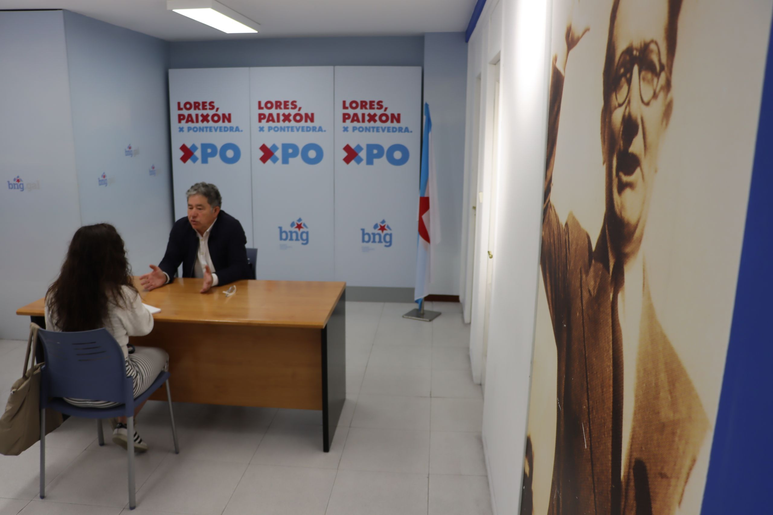 Entrevista a Miguel Anxo Fernández Lores, candidato do BNG á Alcaldía de Pontevedra.