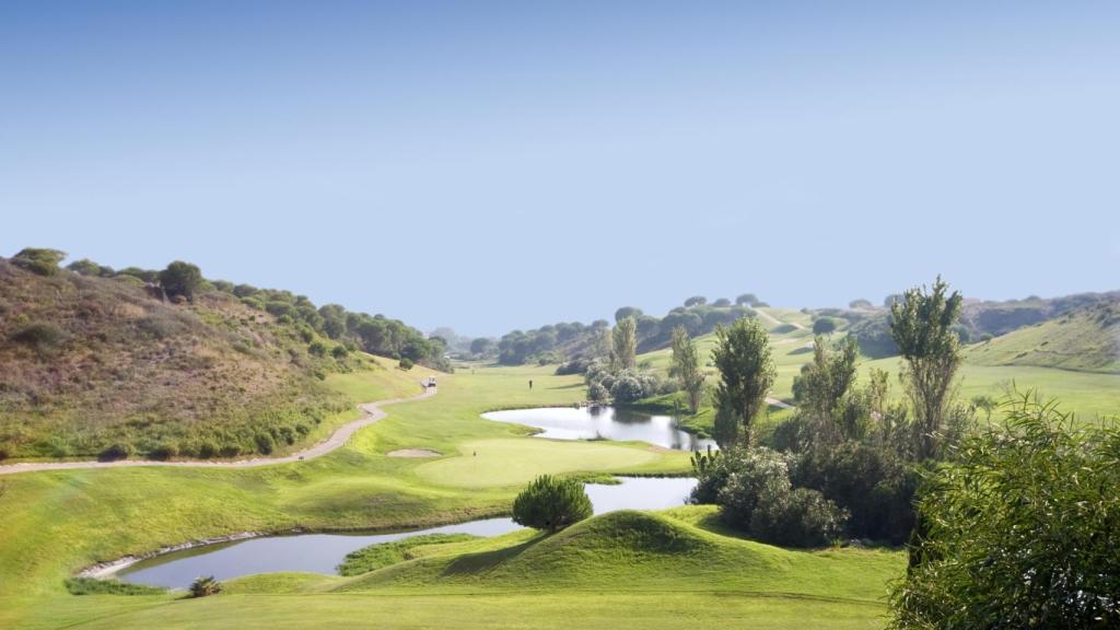 Vista de un campo de golf