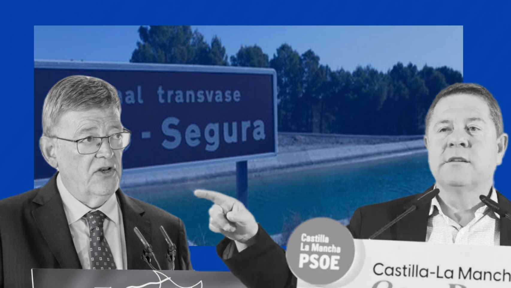 Ximo Puig y Emiliano García-Page, líderes del PSOE de la Comunidad Valenciana y Castilla-La Mancha.