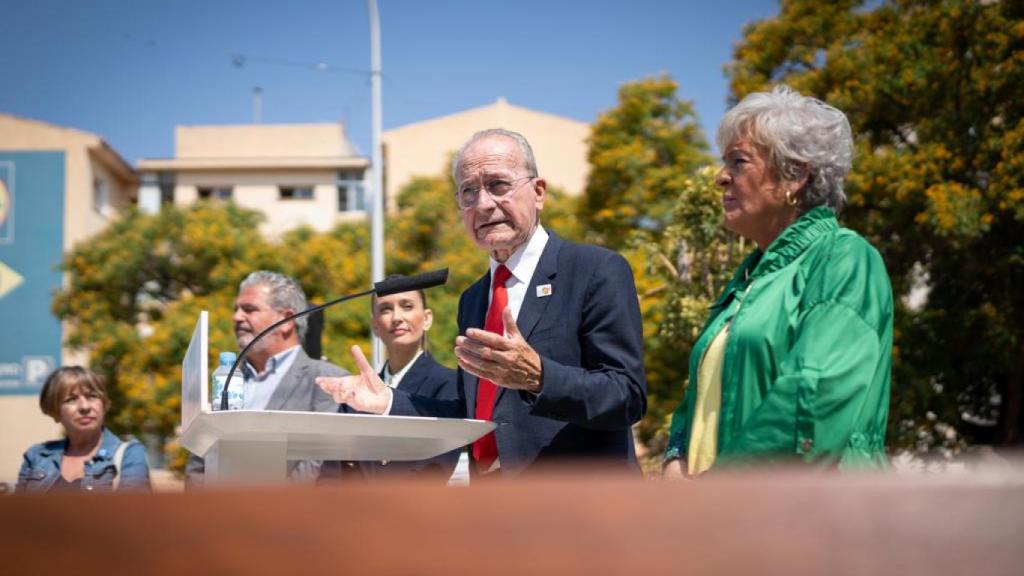 De la Torre , durante el acto de campaña.