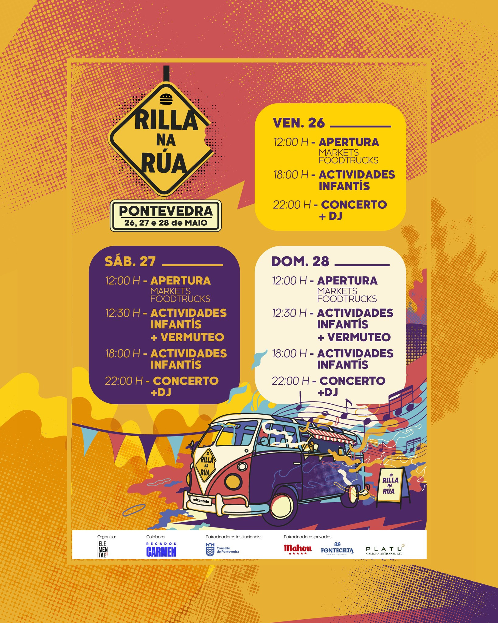 Horarios de ‘Rilla na Rúa’.