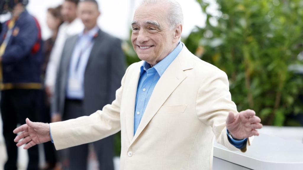 Martin Scorsese, en la presentación de 'Killers of the Flower Moon' en el Festival de Cannes. Foto:  EFE/EPA/Sebastien Nogier