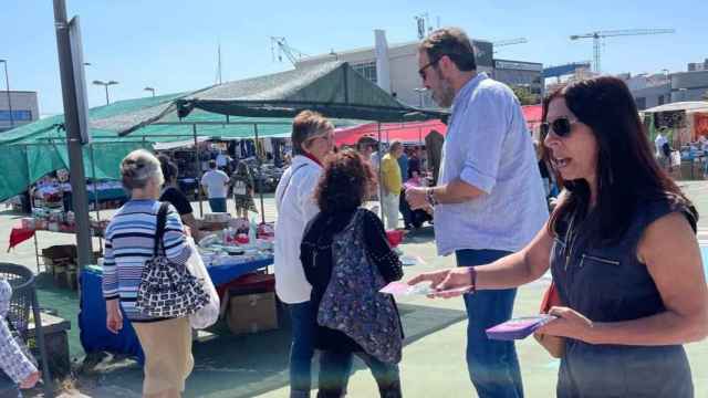 El candidato a la Alcaldía, Rubén Pérez