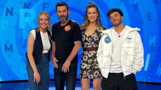 Esmeralda Moya,  Blas Cantó, Arturo Valls y Jaydy Michel.