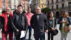 Diego Bernando y Francisco Guarido presentan los resultados económicos de IU al frente del Ayuntamiento de Zamora