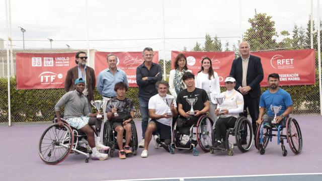 El francés Stephane Houdet y la sudafricana Kgothatso Montjane triunfan en La Ciudad de La Raqueta.