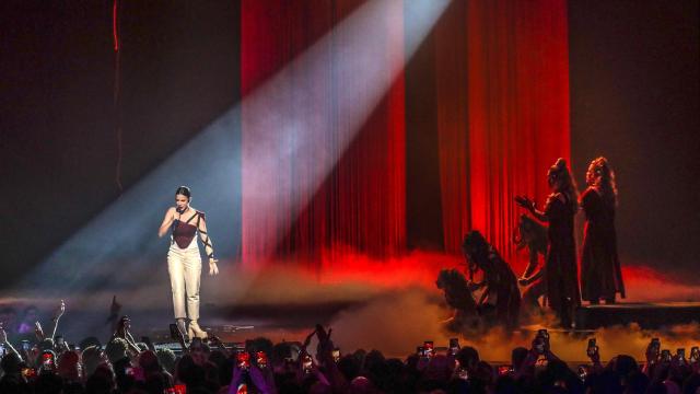 La cantante Chanel en el Benidorm Fest de 2022.