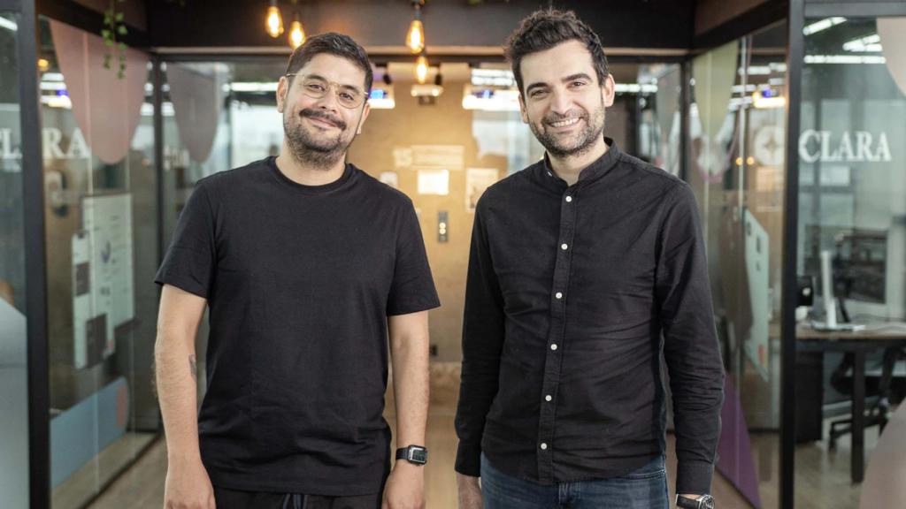 Los fundadores de Clara: Diego Iván Garcia Escobedo y Gerry Giacoman Colyer.