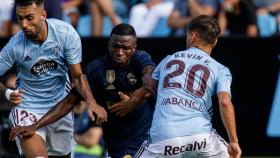 Vinicius Jr. en un partido contra el Celta en 2019 (Foto Brais Seara vía Shutterstock)