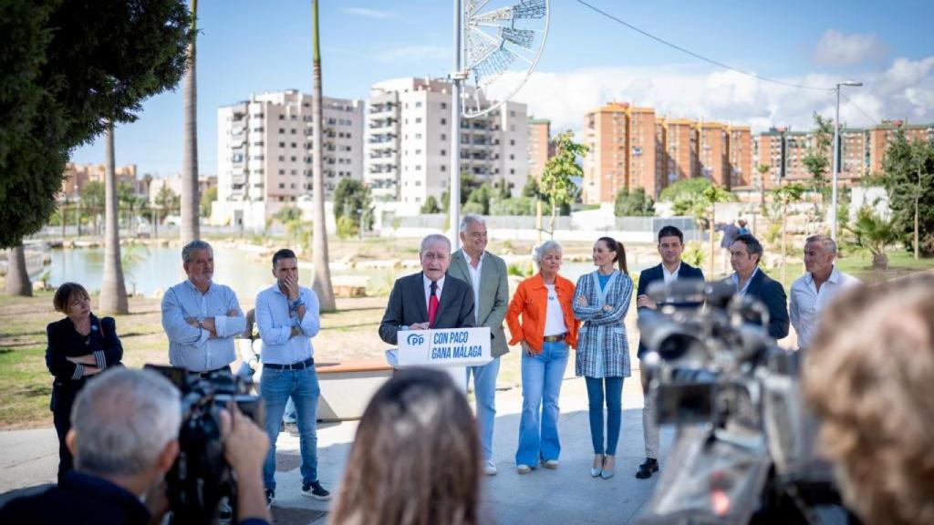 Intervención de Francisco de la Torre en el Parque de San Rafael.