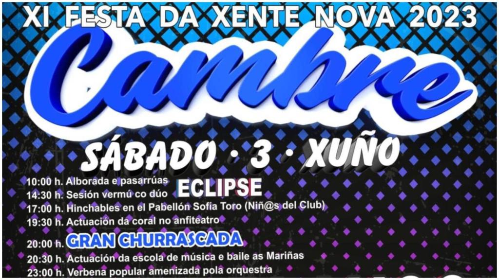 Cartel de la XI Festa da Xente Nova