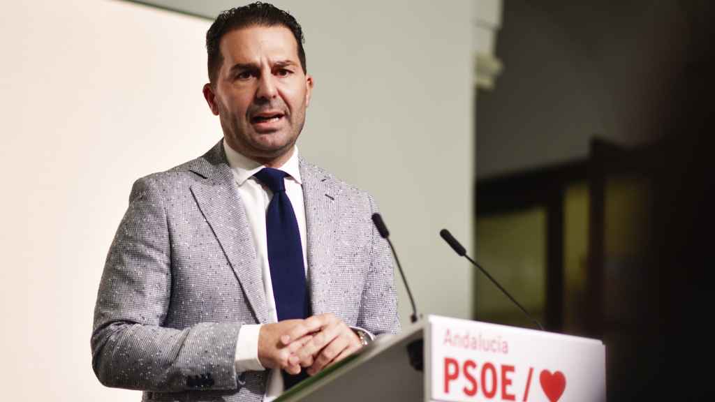 El secretario de Organización del PSOE-A, Noel López, en una imagen de 2022.
