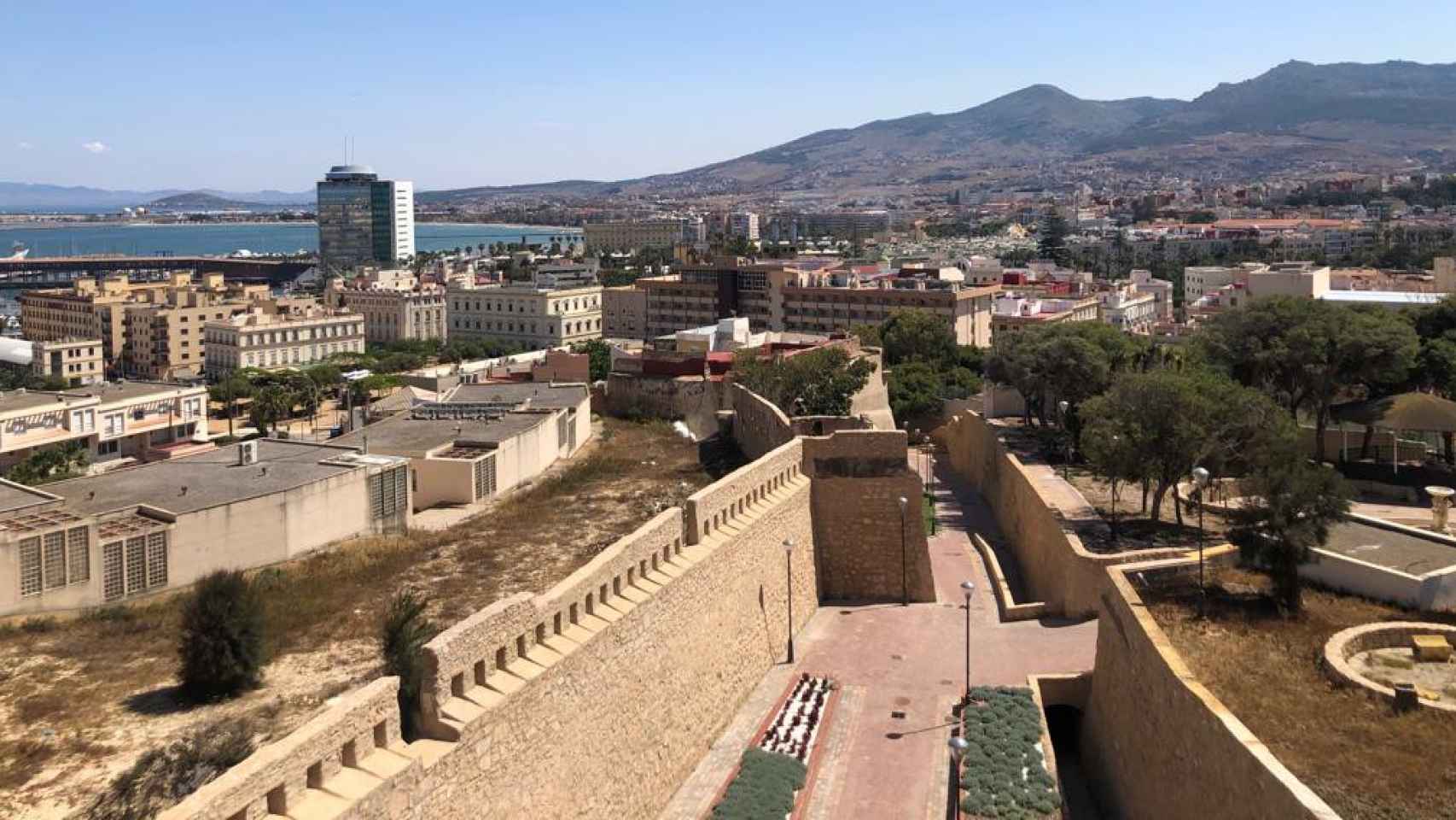 Una vista general de Melilla.