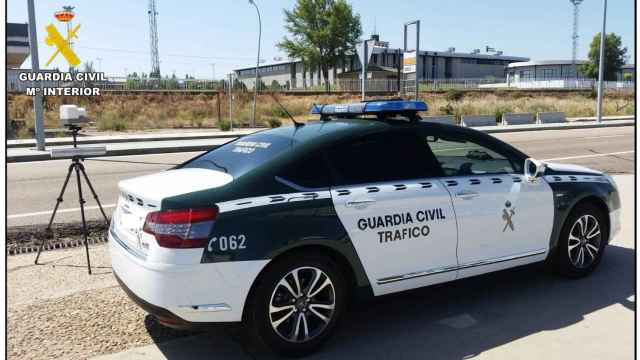 Vehículo de la Guardia Civil de Tráfico de Salamanca