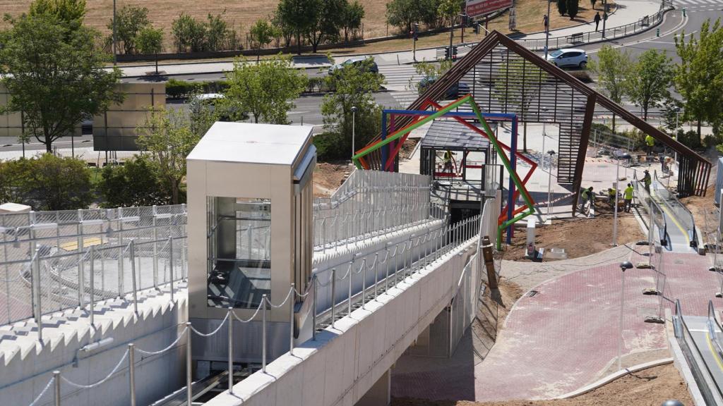 El ascensor de la ladera Este de Parquesol