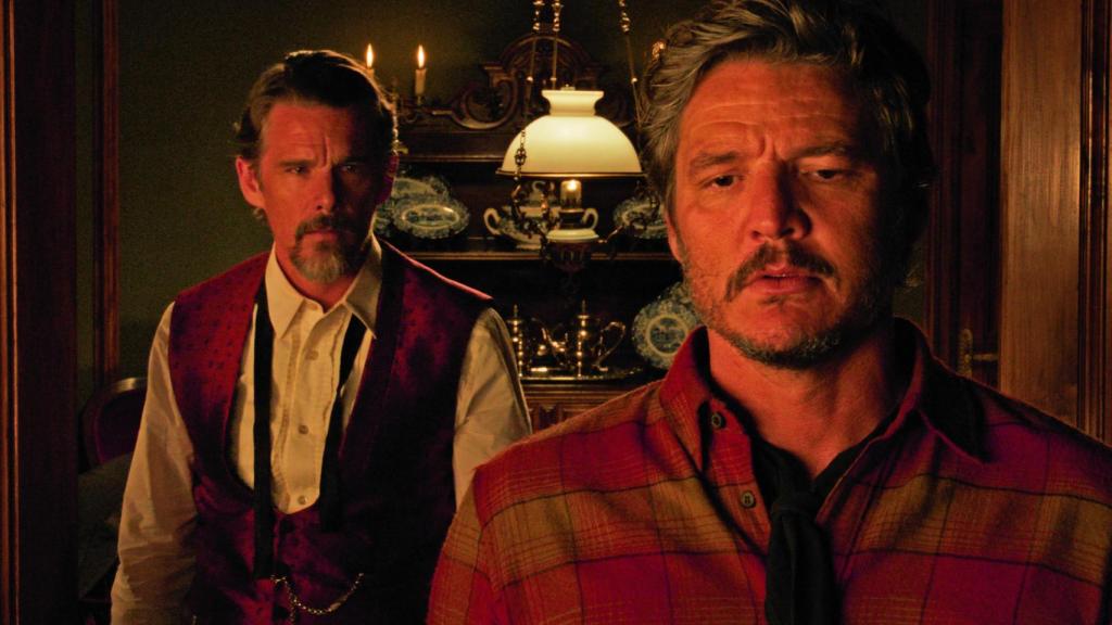 Ethan Hawke y Pedro Pascal protagonizan el corto de Almodóvar /Foto: El Deseo.