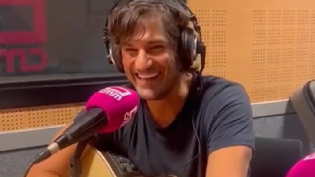 Hugo Salazar en Radio Castilla-La Mancha. Foto: Twitter @RadioCLM_es.