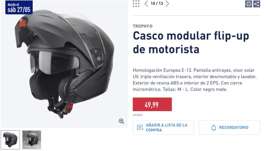 Casco modular flip-up .