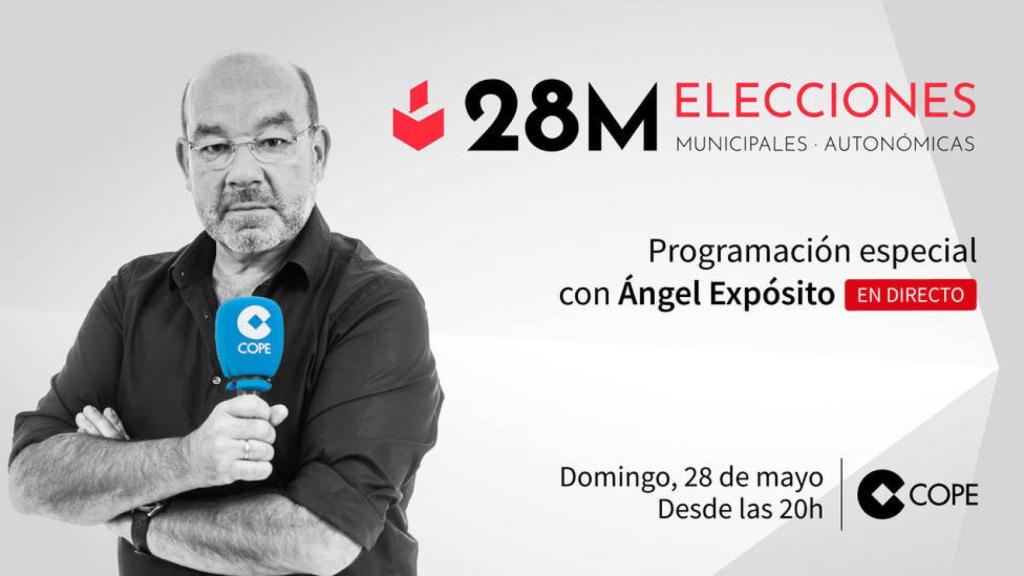 Ángel Expósito estará al frente del especial elecciones de la COPE.