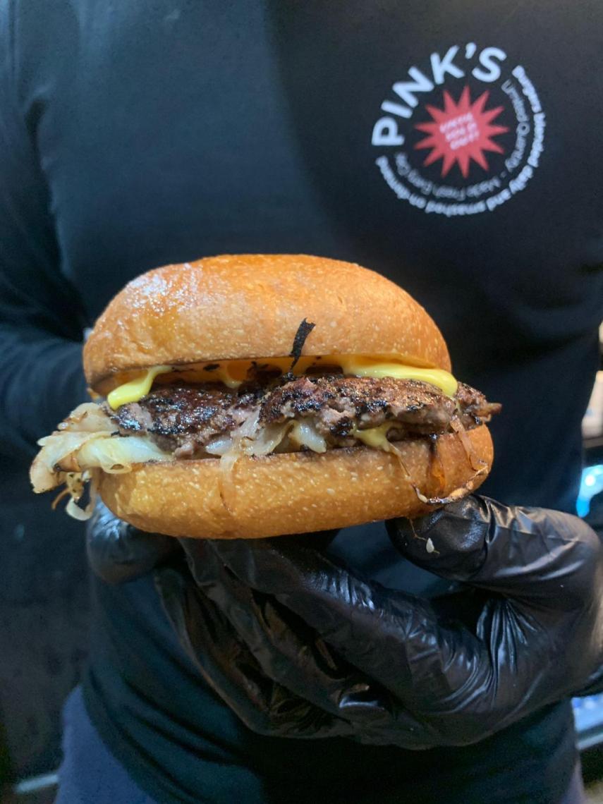 Hamburguesa secreta sin gluten.