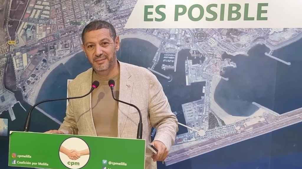 El líder de Coalición por Melilla (CpM), Mustafa Aberchán.