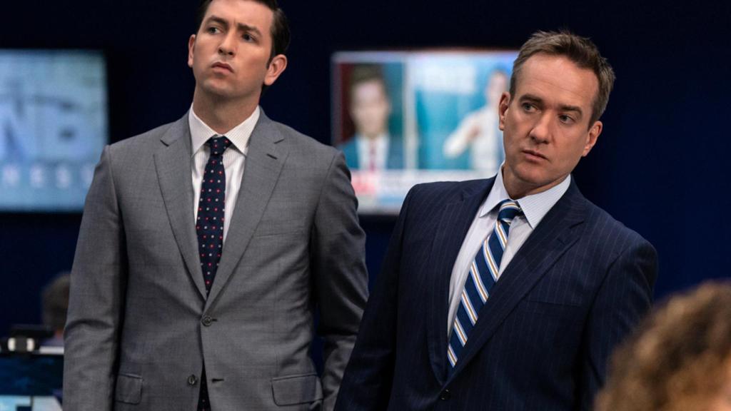 Nicholas Braun y Matthew MacFadyen en el 4x08 de 'Succession'