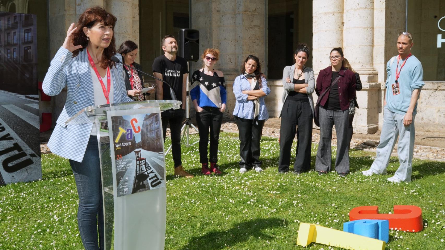 La concejala de Cultura y Turismo, Ana Redondo, durante un acto del TAC 2023