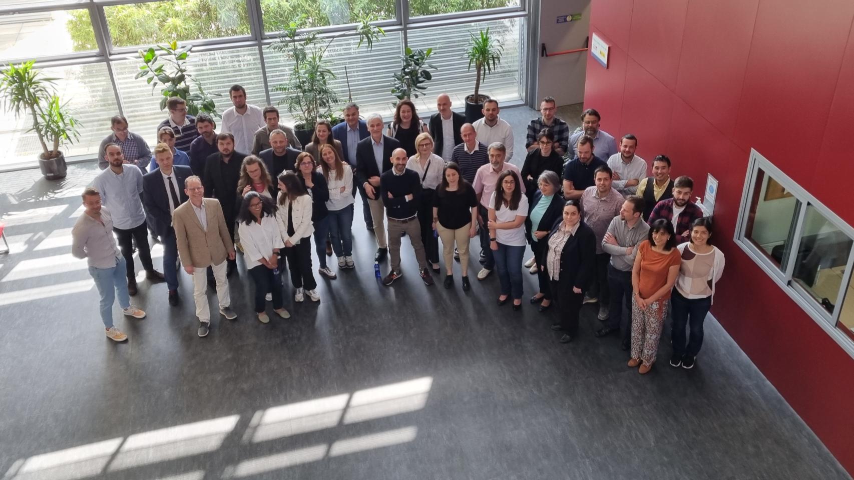 Reunión de los participantes del proyecto en el campus de investigación de la Universidad Carlos III (UC3M).