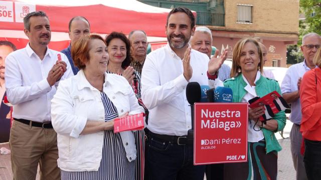 Dani Pérez, durante un acto de campaña este viernes.