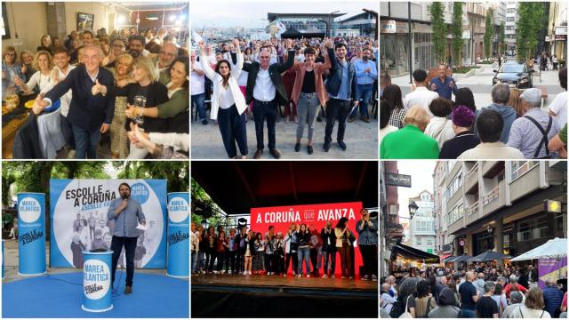 28M: Así ha sido el cierre de campaña en A Coruña