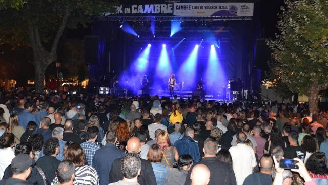 Imagen de una pasada edición del Rock in Cambre.