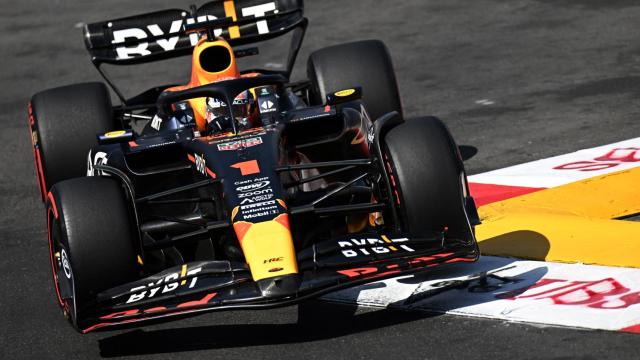 Verstappen, durante la clasificación.