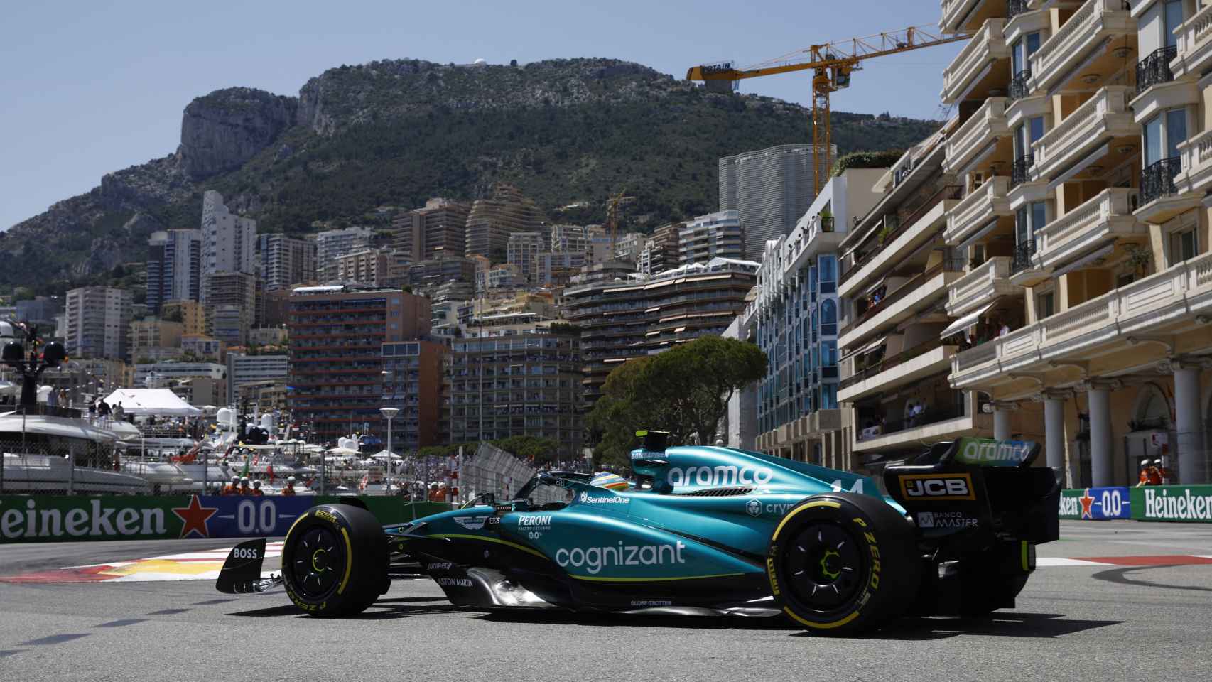 Fernando Alonso en las calles del Principado de Montecarlo en el GP de Fórmula 1 de Mónaco