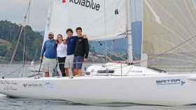 El Kotablue Fibra Coruña, del Real Club Náutico de A Coruña, se alza campeón en la Liga de Invierno de J80.