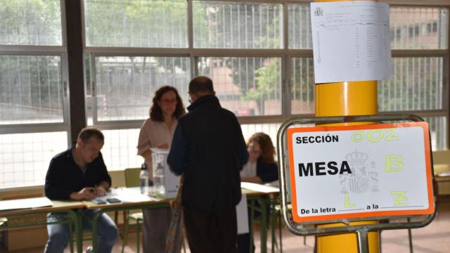 Colegio electoral en Valladolid