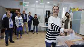 Votación de la candidata a la Alcaldía de Soria por el PP