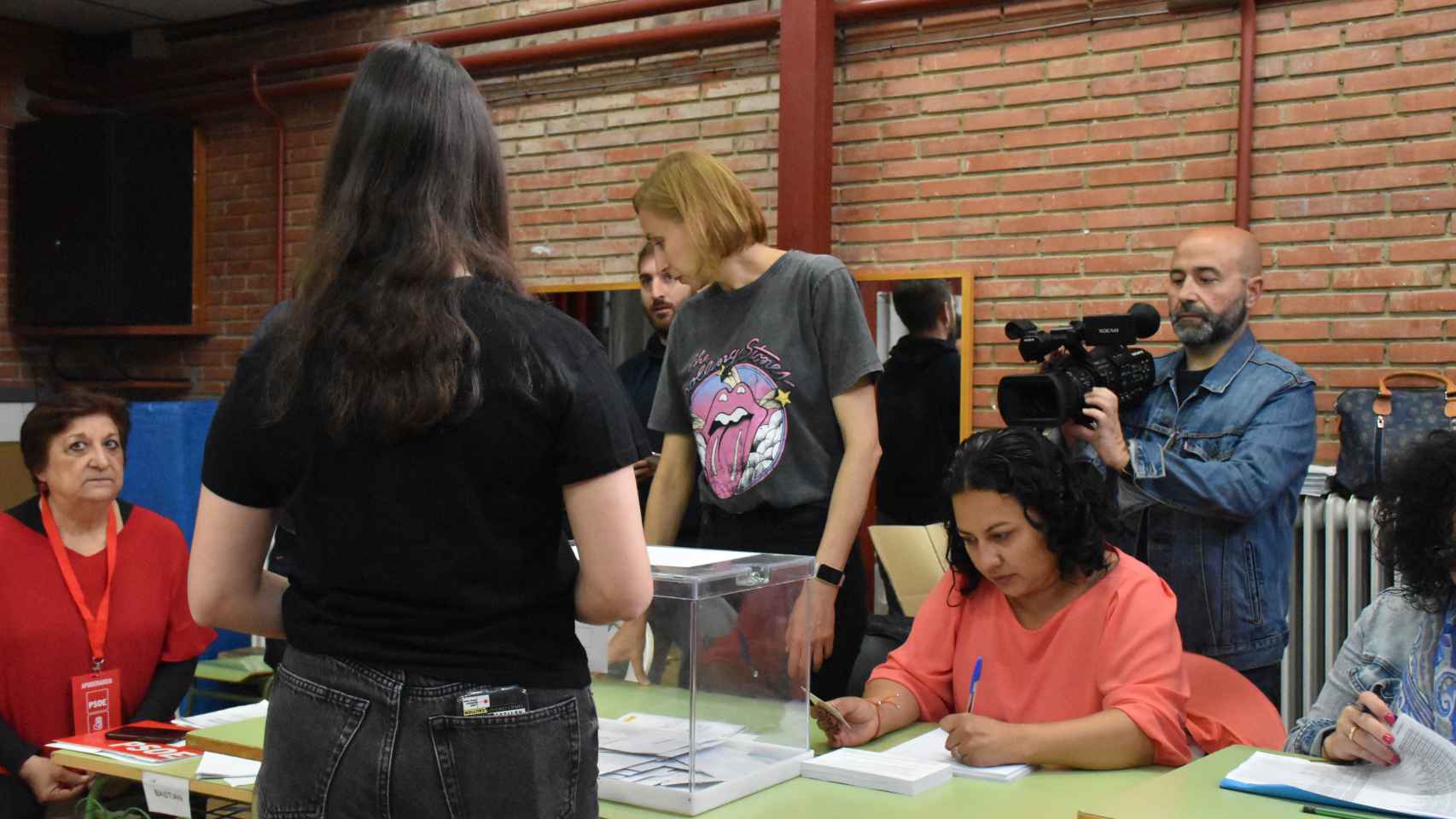 Votaciones en colegio electorales de Zamora