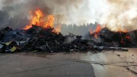 Incendio en Morás.