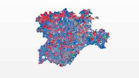 Mapa de Castilla y León tras las elecciones municipales 2023