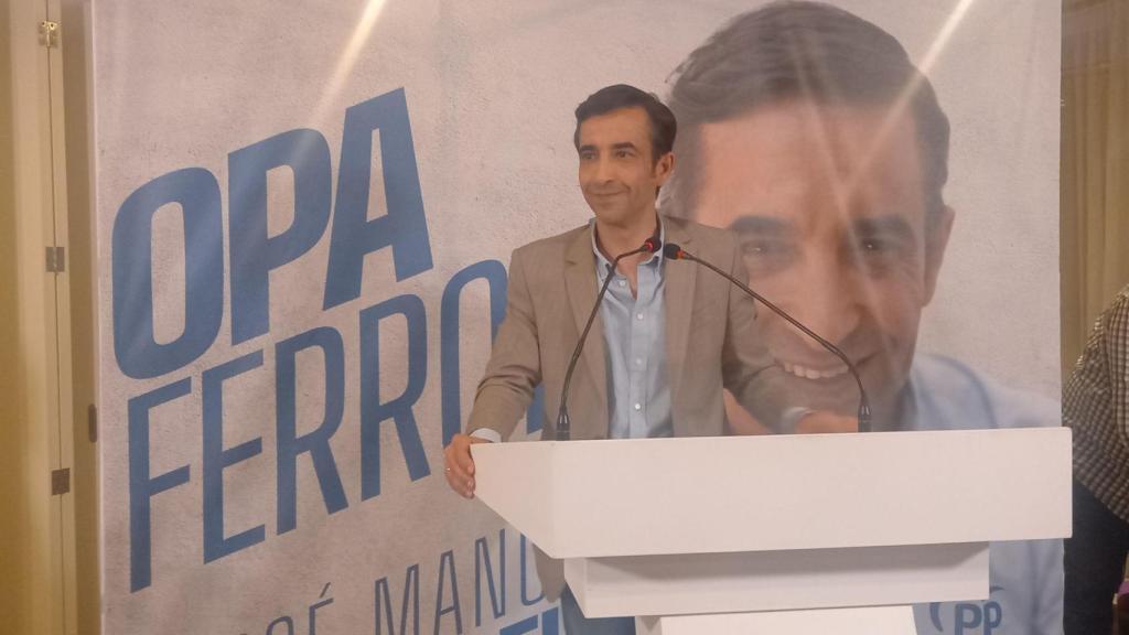 José Manuel Rey en su comparecencia tras ganar las elecciones