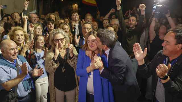 María José Catalá, la futura alcaldesa de Valencia, junto a Carlos Mazón, el próximo presidente de la Generalitat.